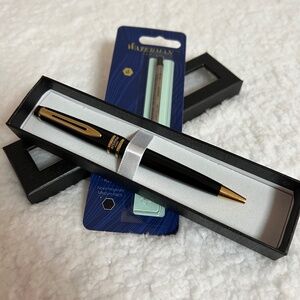 Waterman ball point OLYMPIC branded - black/gold (FlawedREAD DESCRIPTION)
